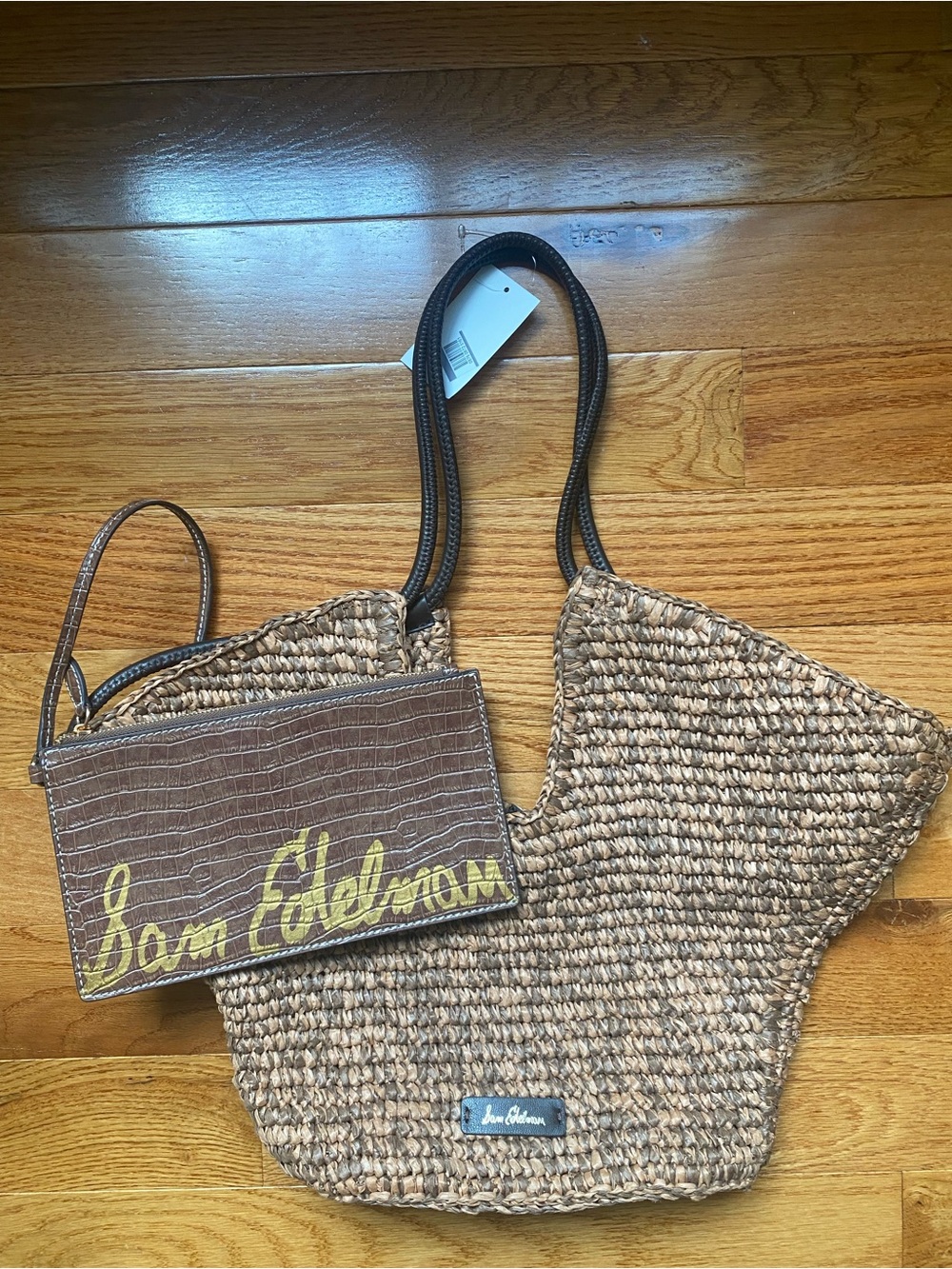 Sam Edelman Lynn Raffia Tote - Picture 3 of 4